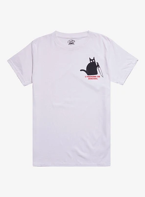 Normal Cat Knife T-Shirt By Call Your Mother