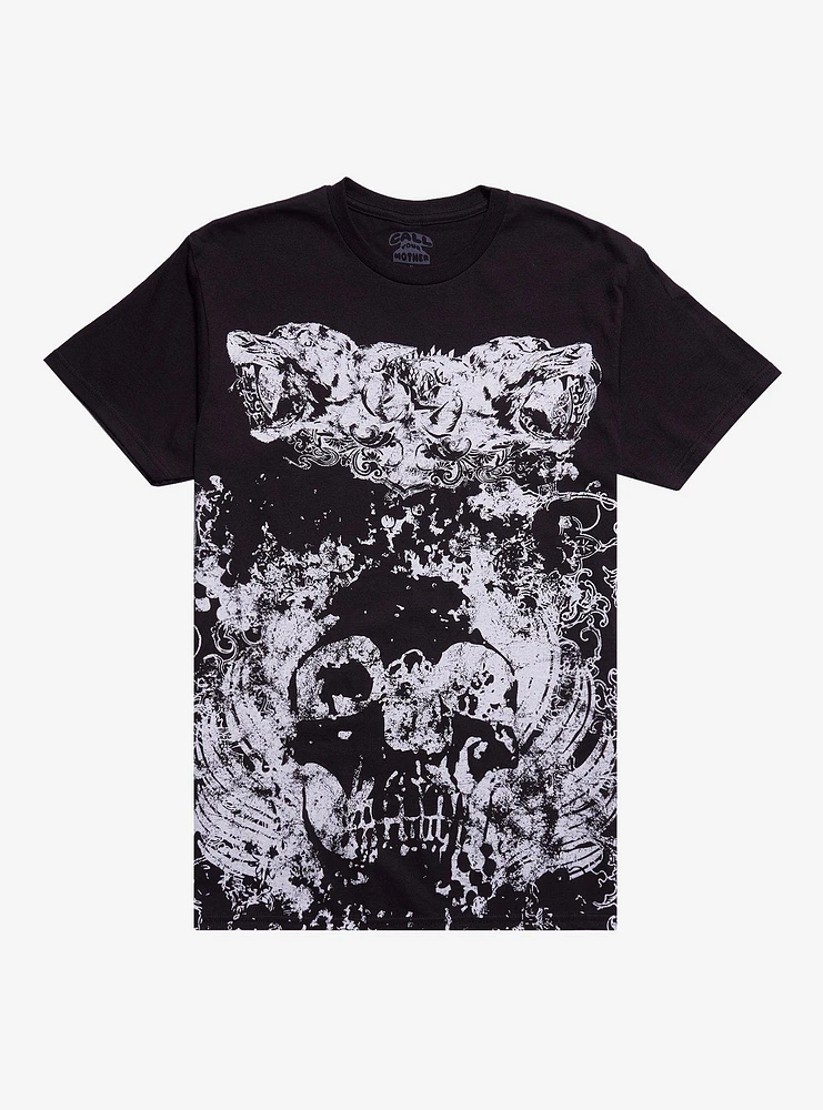 Skull & Wolves Tee By Call Your Mother