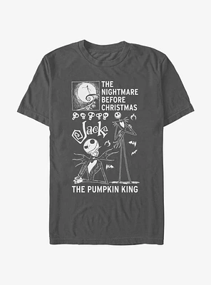 Disney The Nightmare Before Christmas Jack Garment Dye T-Shirt