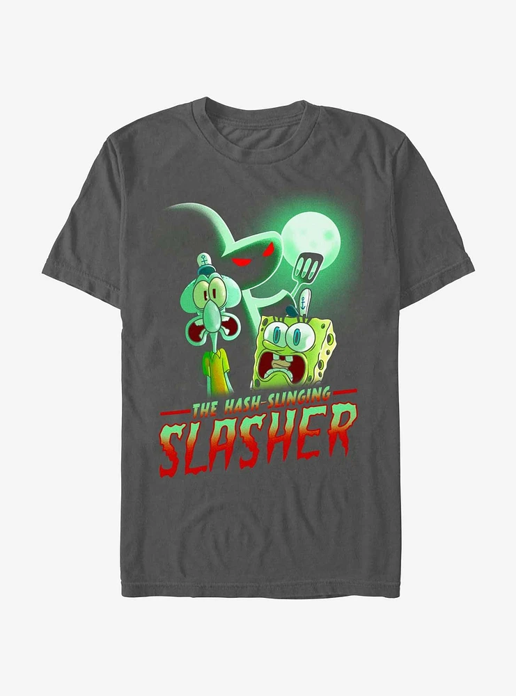 Spongebob Squarepants Hash Slinging Slasher Garment Dye T-Shirt