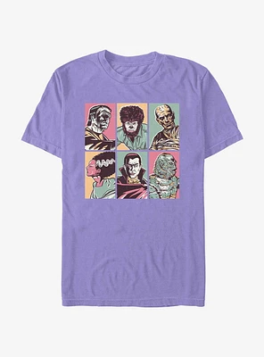 Universal Monsters Grid Garment Dye T-Shirt