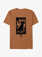 Disney Hocus Pocus I Shall Always Be With You Black Cat Garment Dye T-Shirt