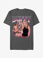 Buffy The Vampire Slayer Montage Garment Dye T-Shirt