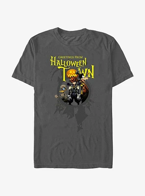 Disney Kingdom Hearts Greetings From Halloween Town Garment Dye T-Shirt