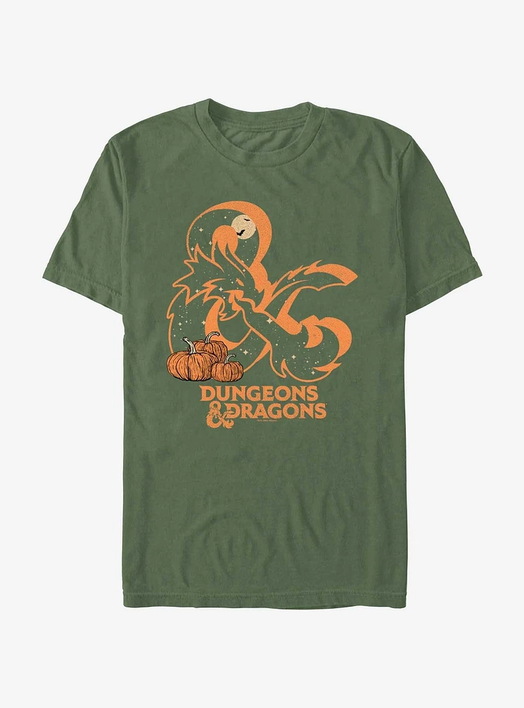 Dungeons & Dragons Halloween Fill Ampersand Garment Dye T-Shirt