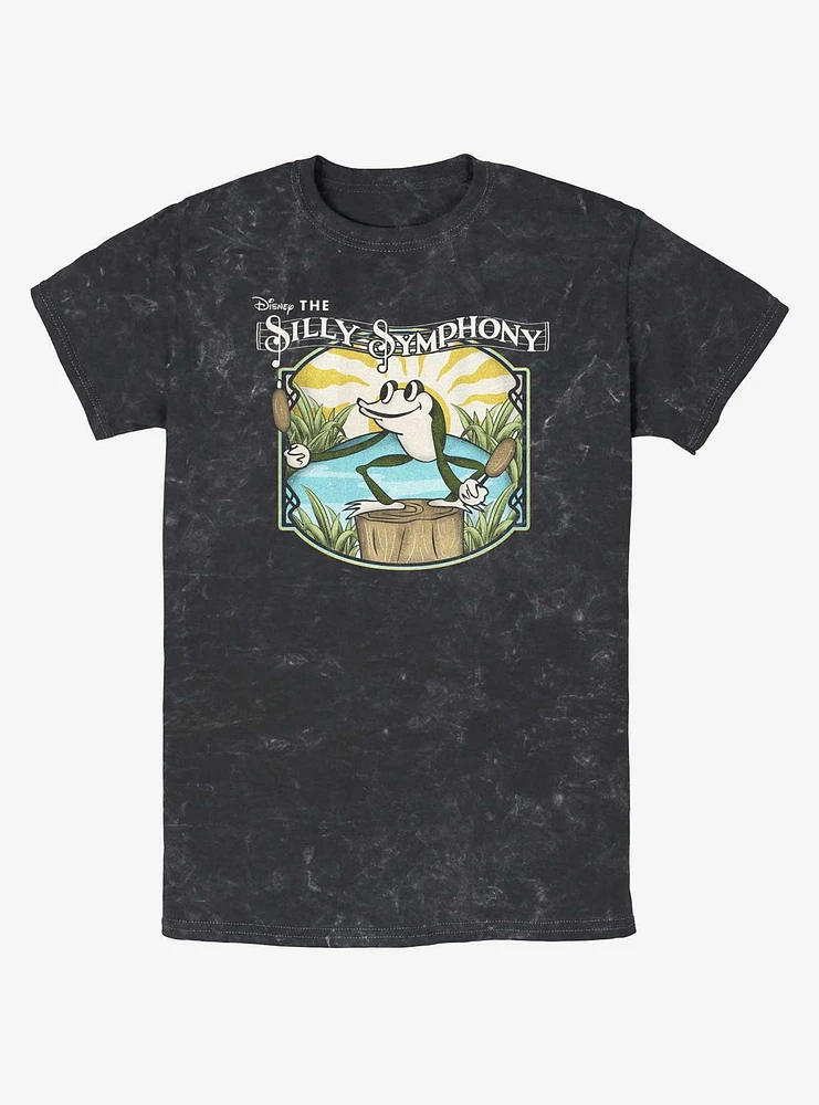 Disney Silly Symphony Spring Frog Pond Mineral Wash T-Shirt