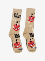 Minecraft TNT Boom Crew Socks