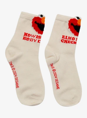 Sesame Street Elmo Quotes Ankle Socks