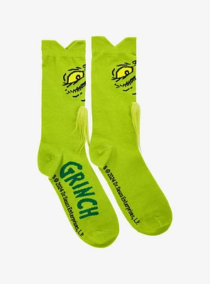 Dr. Seuss How The Grinch Stole Christmas! Grinch Bite Crew Socks