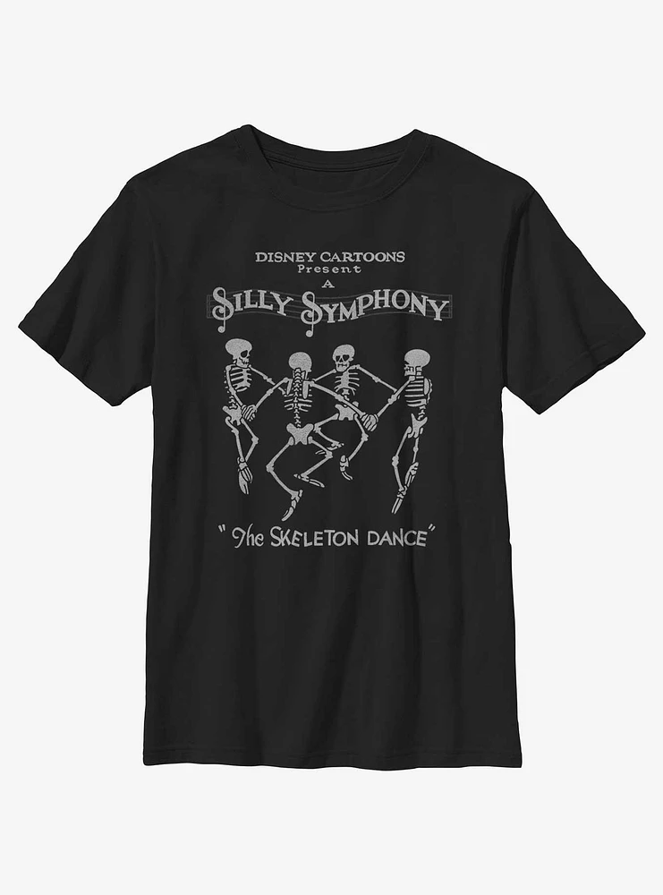 Disney Silly Symphony Skeleton Dance Youth T-Shirt