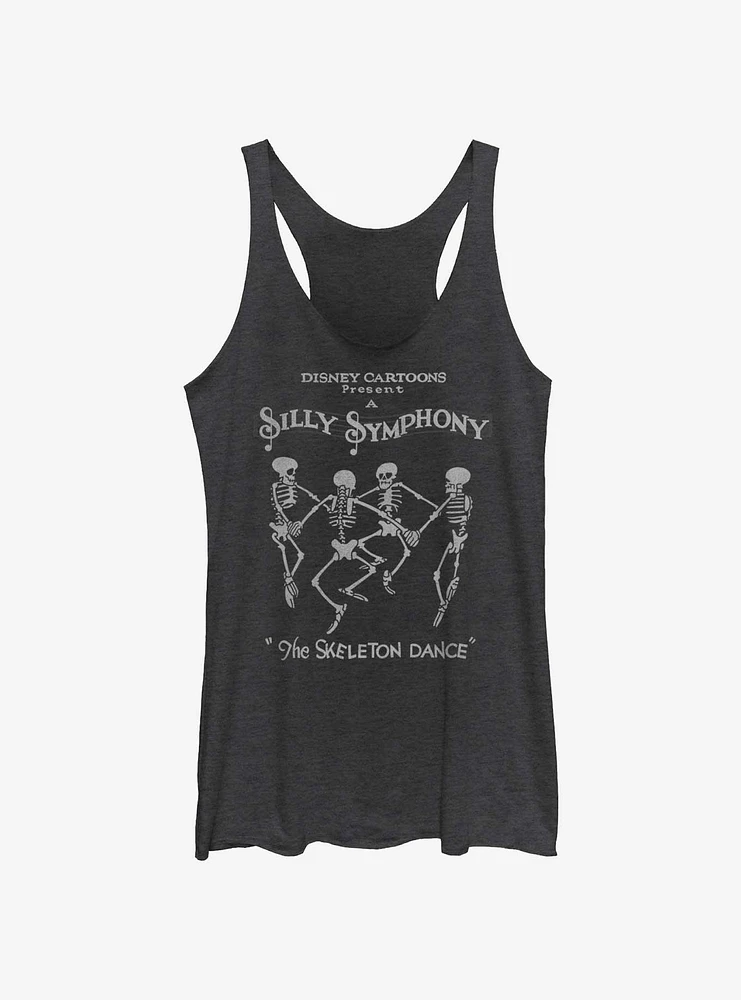 Disney Silly Symphony Skeleton Dance Womens Tank