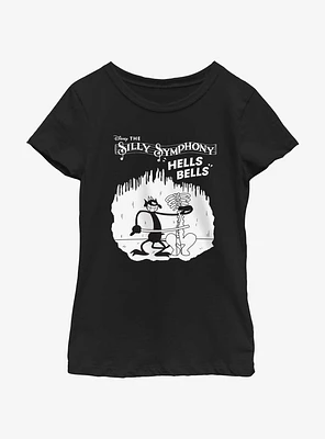 Disney Silly Symphony Hells Bells Cello Youth Girls T-Shirt