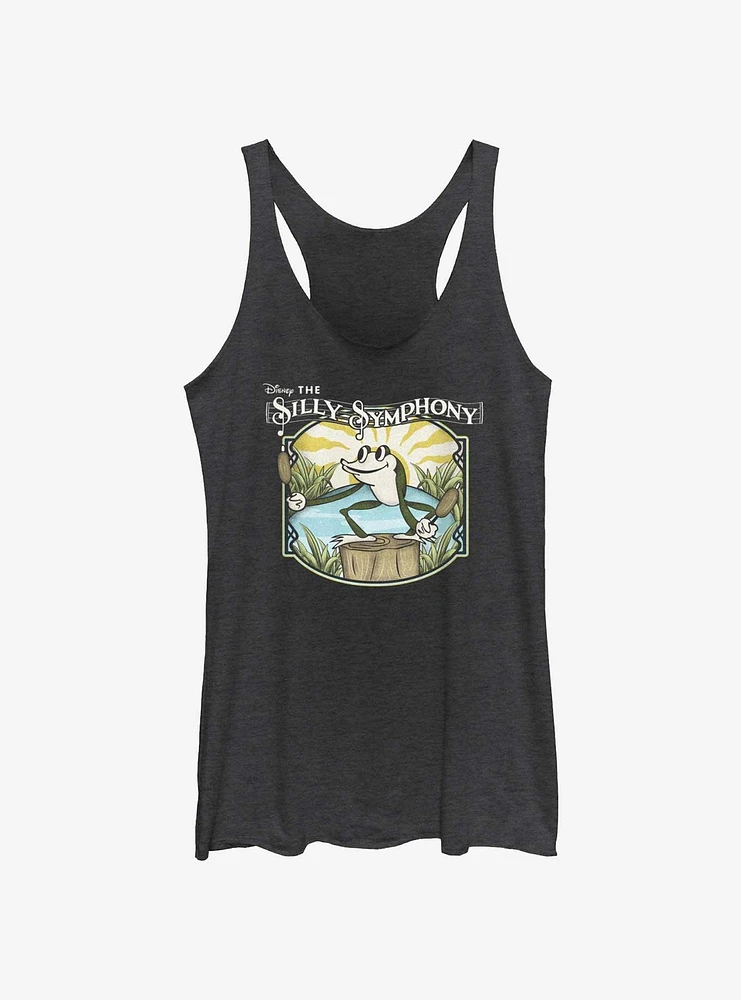 Disney Silly Symphony Spring Frog Pond Womens Tank