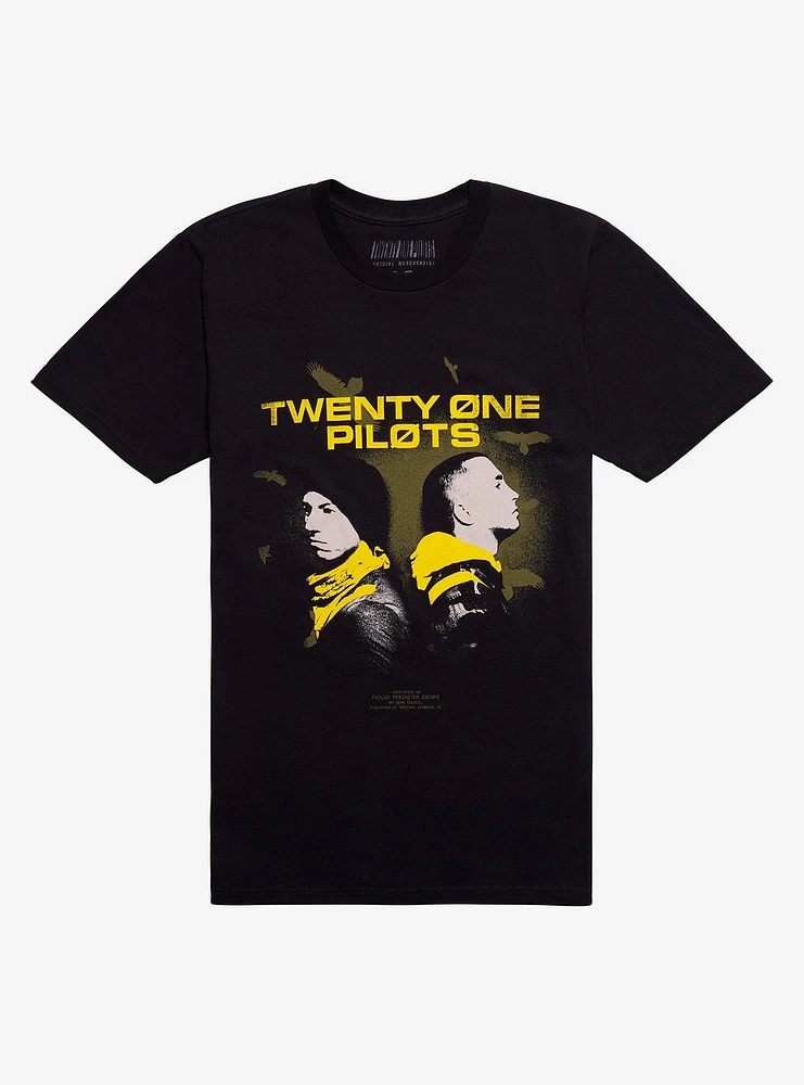 Twenty One Pilots Failed Perimeter Escape Portrait T-Shirt