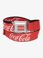 Buckle-Down Coca-Cola Logo Seat Belt Belt