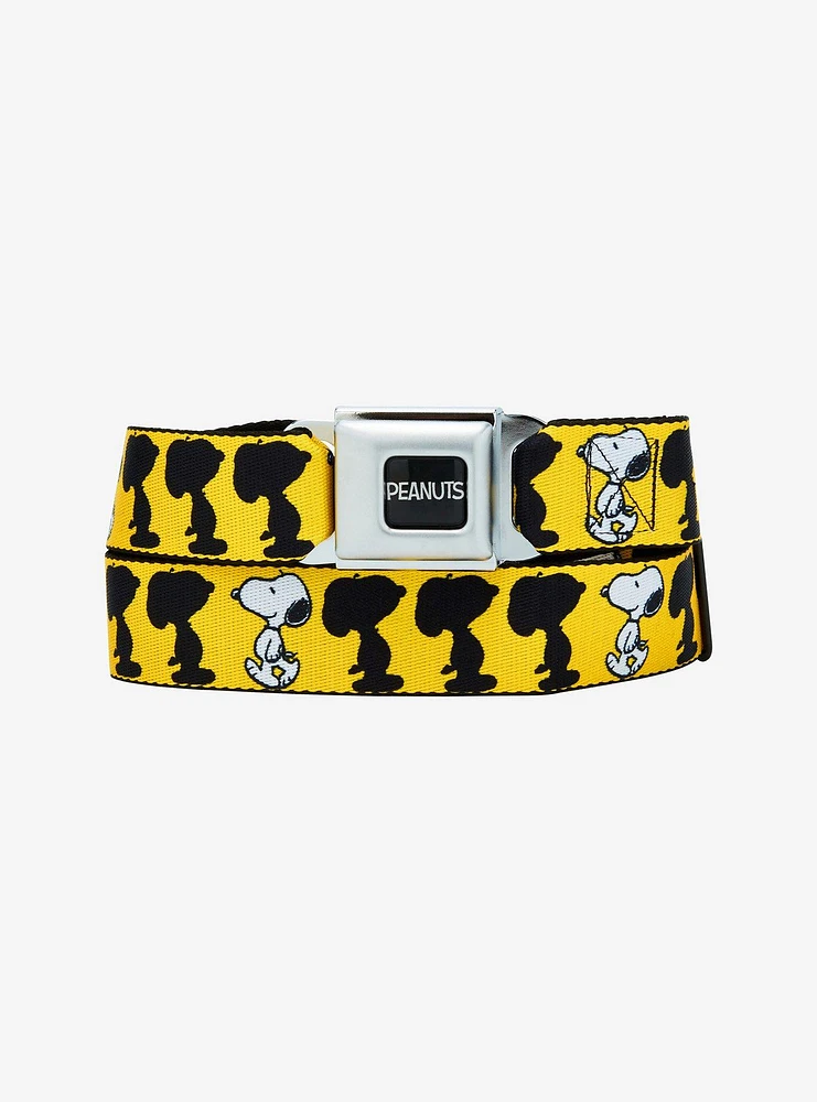 Peanuts Snoopy Silhouette Seatbelt Belt