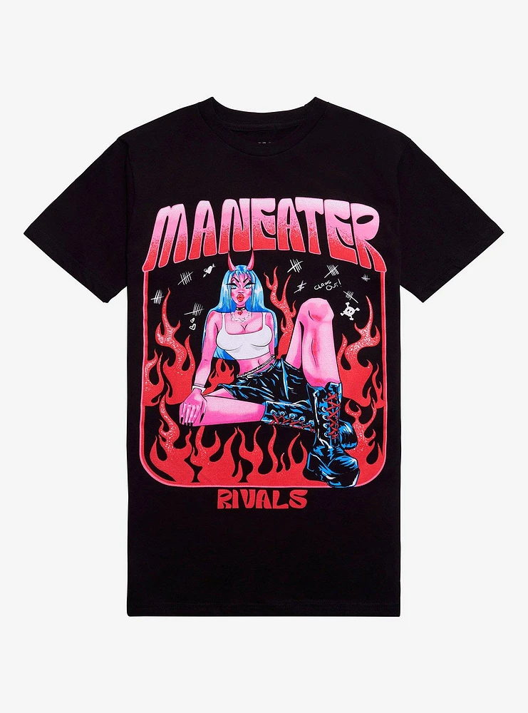 Rivals Maneater Relaxed Fit Girls T-Shirt