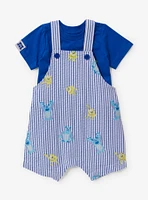 Disney Pixar Monsters, Inc. Mike & Sulley Infant Overall and Shirt Set — BoxLunch Exclusive