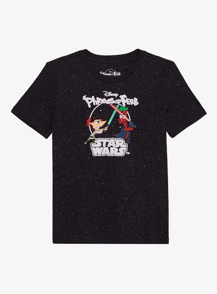 Disney Phineas and Ferb x Star Wars Duel Youth T-Shirt - BoxLunch Exclusive
