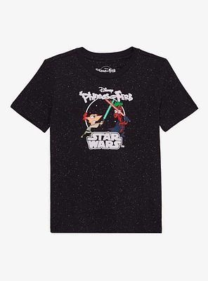 Disney Phineas and Ferb x Star Wars Duel Youth T-Shirt - BoxLunch Exclusive