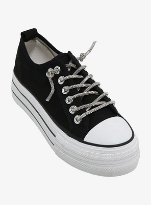 Yoki Black & White Libra Sneakers