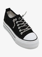 Yoki Black & White Libra Sneakers