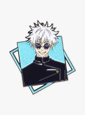 Jujutsu Kaisen Gojo Glitter Frame Enamel Pin