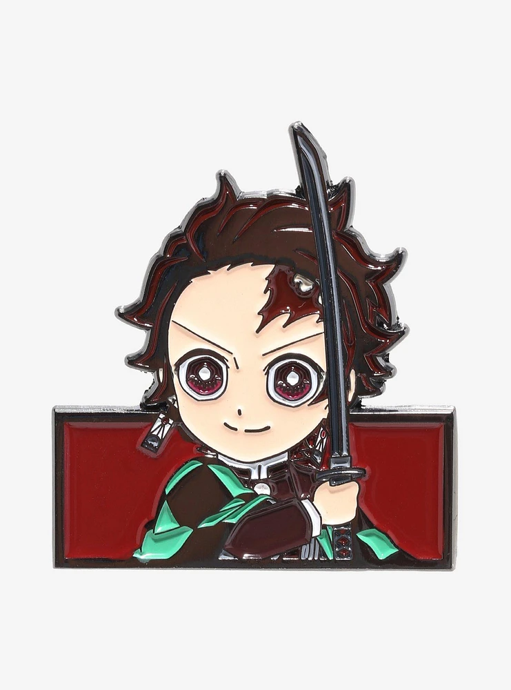 Demon Slayer: Kimetsu No Yaiba Chibi Tanjiro Enamel Pin