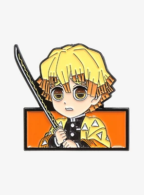 Demon Slayer: Kimetsu No Yaiba Chibi Zenitsu Enamel Pin