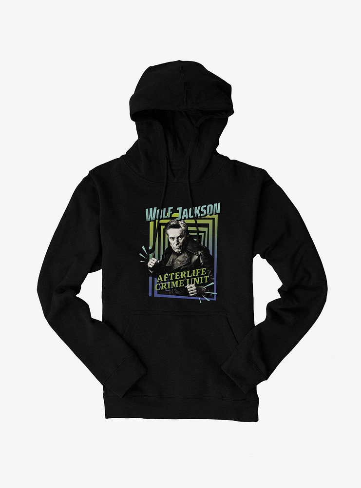 Beetlejuice Wolf Jackson Afterlife Crime Unit Hoodie