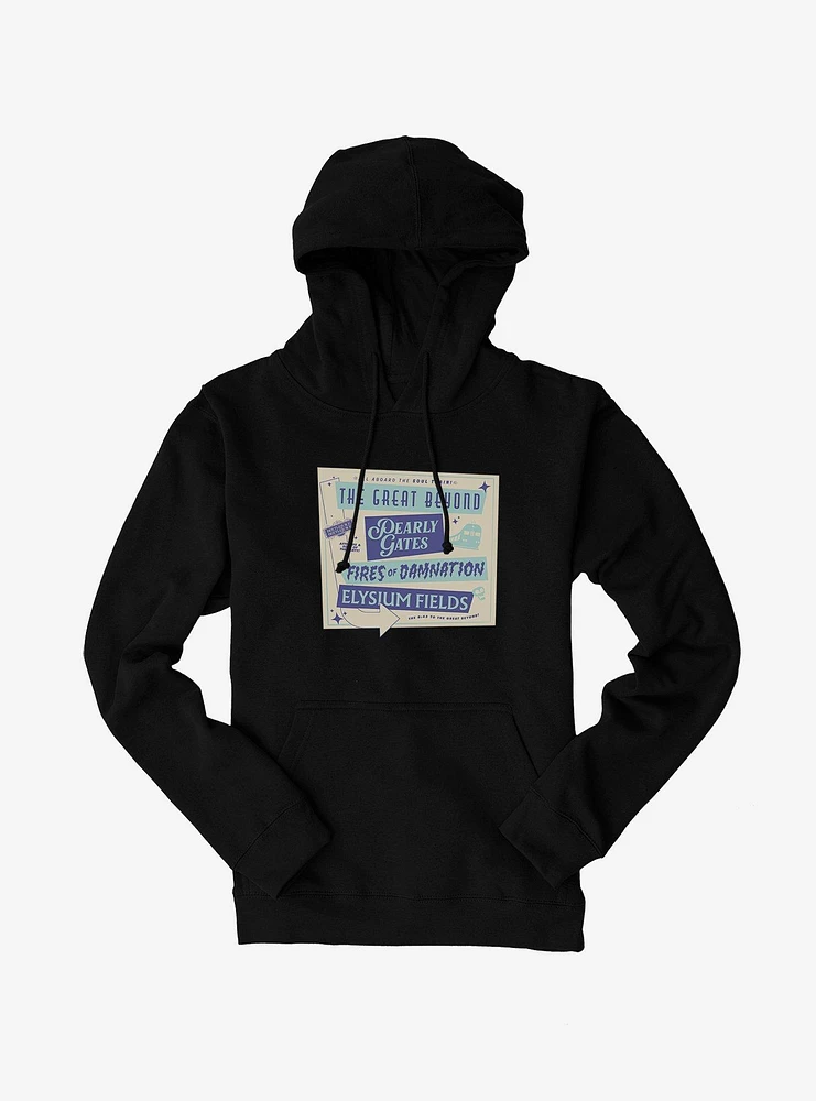 Beetlejuice Desination Poster The Great Beyond Hoodie