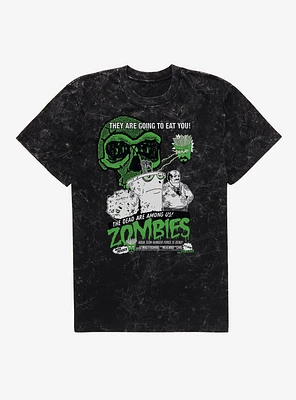 Aqua Teen Hunger Force Zombies Mineral Wash T-Shirt