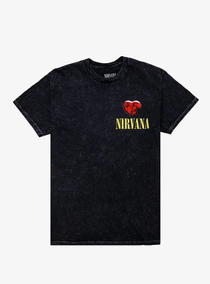 Nirvana Heart-Shaped Box Two-Sided T-Shirt