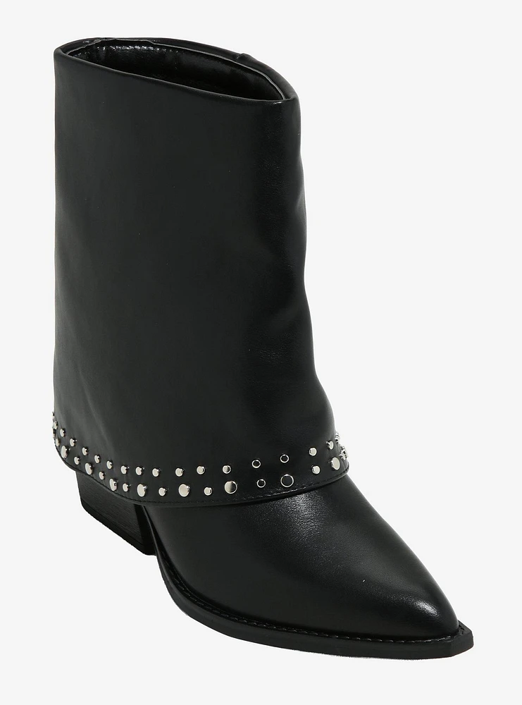 Yoki Black Stud Gayle Boots