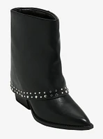 Yoki Black Stud Gayle Boots