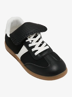 Yoki Black & White Narobi Sneakers