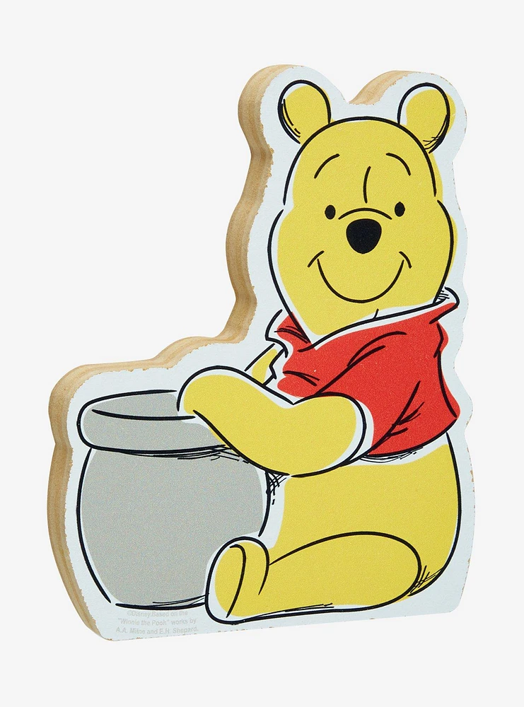 Disney Winnie the Pooh Hunny Pot Pooh Bear Table Block