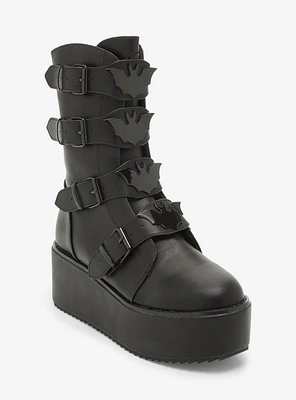 Strange Cvlt Black Bat Dominion Platform Boots