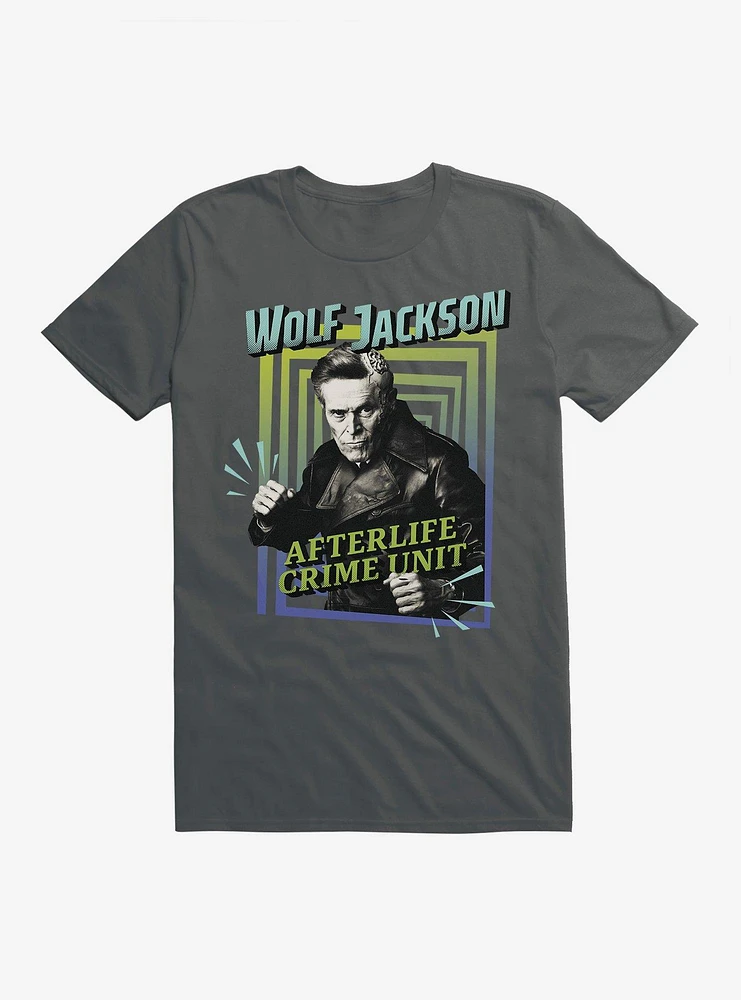 Beetlejuice Wolf Jackson Afterlife Crime Unit T-Shirt