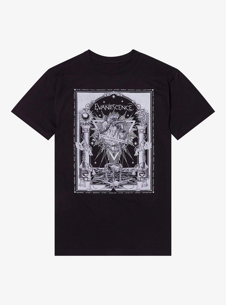 Evanescence Anatomical Heart Altar T-Shirt