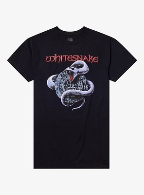 Whitesnake Snake Coin T-Shirt