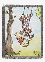 Disney Winnie the Pooh Having Fun Tapestry Throw