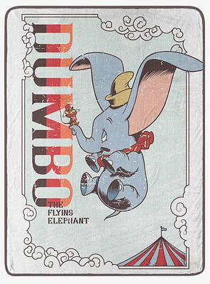 Disney Dumbo Presents Dumbo Micro Raschel Throw