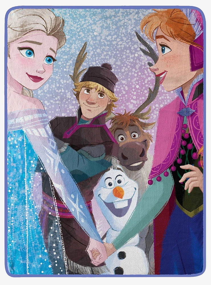 Disney Frozen New Family Micro Raschel Throw