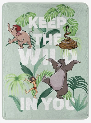 Disney Jungle Book Wild In You Micro Raschel Throw