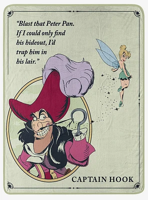 Disney Peter Pan Tinks Betrayal Micro Raschel Throw