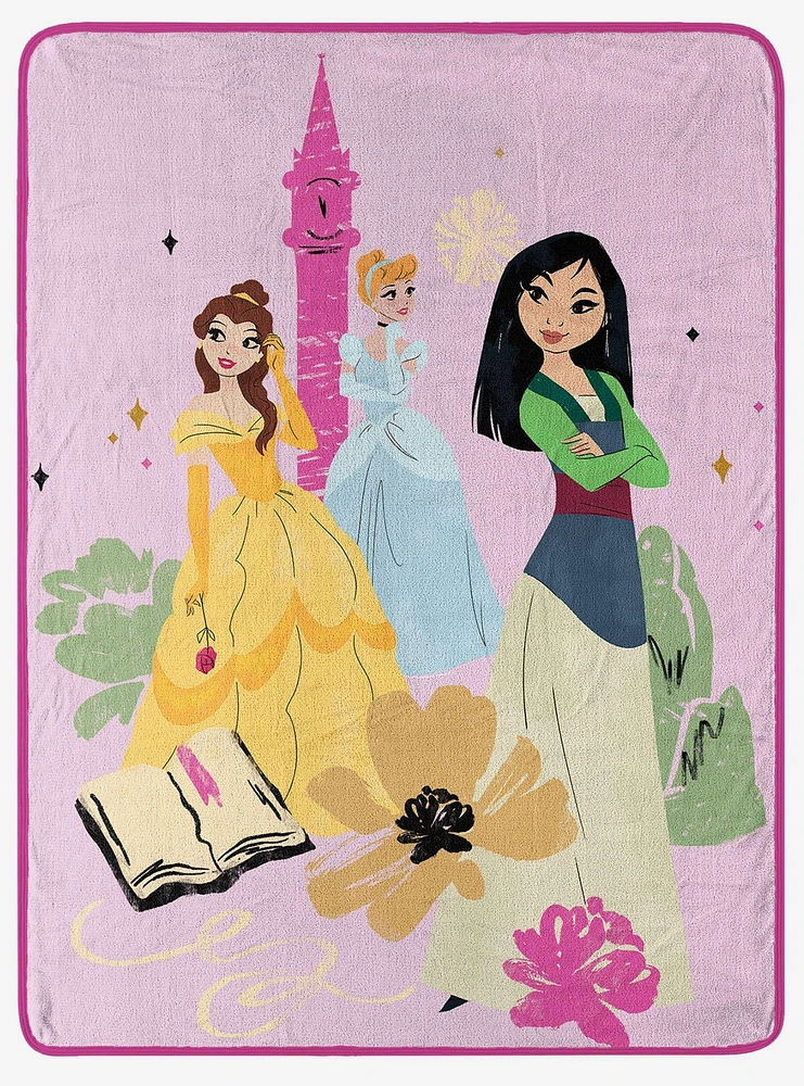 Disney Princess Be True Micro Raschel Throw