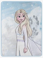 Disney Frozen 2 Snowscape Micro Raschel Throw