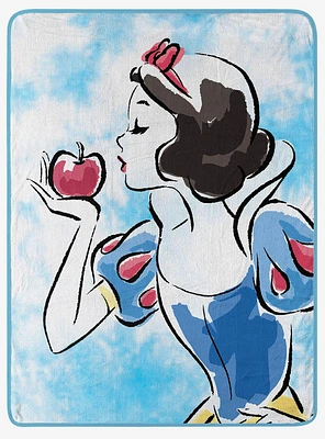 Disney Snow White Red Apple Micro Raschel Throw