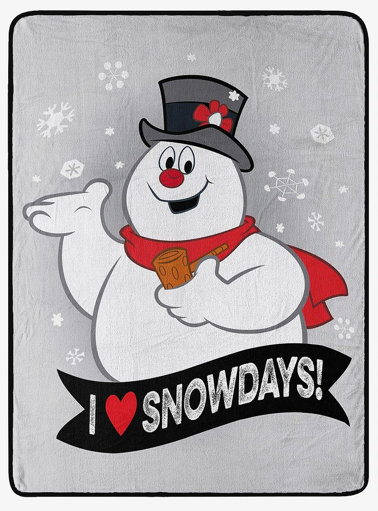 Frosty the Snowman Snowdays Micro Raschel Throw